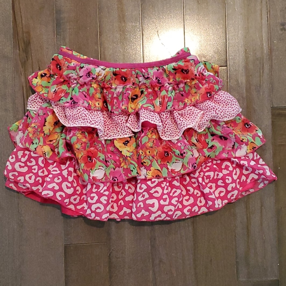 Girls Frilly 7/8 Skirt
